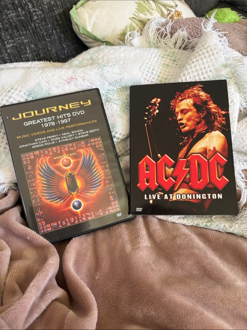 Journey and AC/DC Music Videos and Live Performances DVD Set